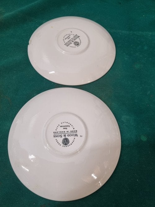 bordjes wedgwood vintage 2 stuks, Ophalen of Verzenden
