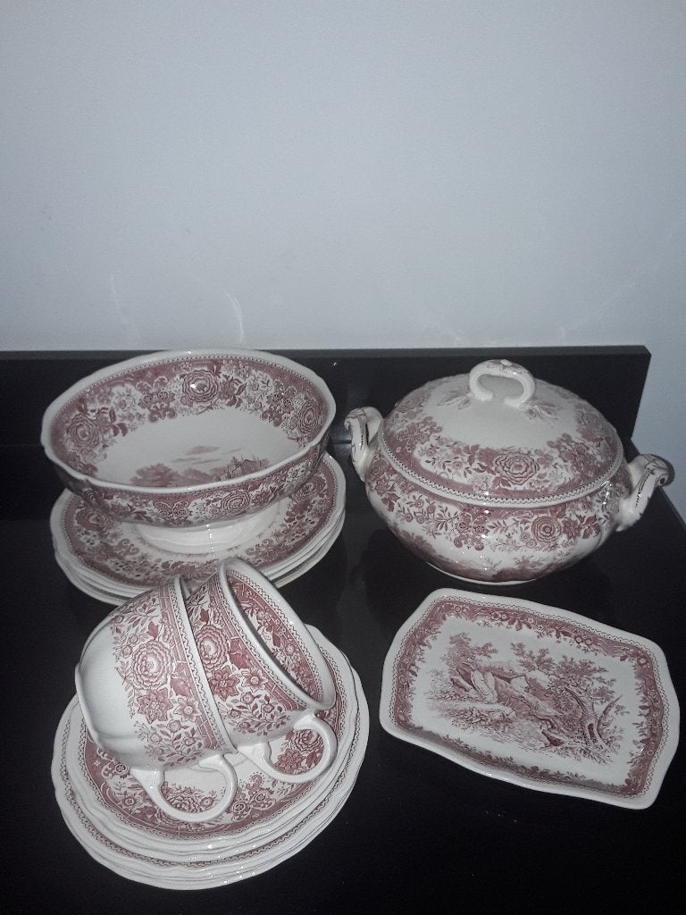 Villeroy en boch Burgenland rood, Verzenden, Villeroy & Boch, Zo goed als nieuw, Bord(en)