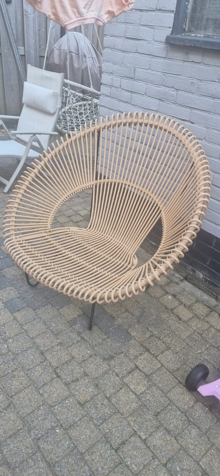 Vincent Sheppard Cocon Stoel - Rotan Design, Ophalen, Gebruikt
