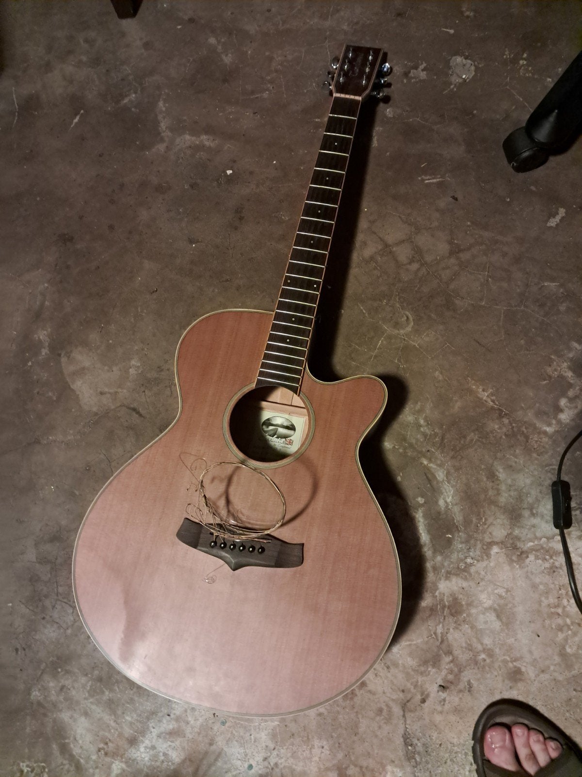Akoestische gitaar - Opknapper/Onderdelen, Ophalen, Gebruikt, Western- of Steelstringgitaar