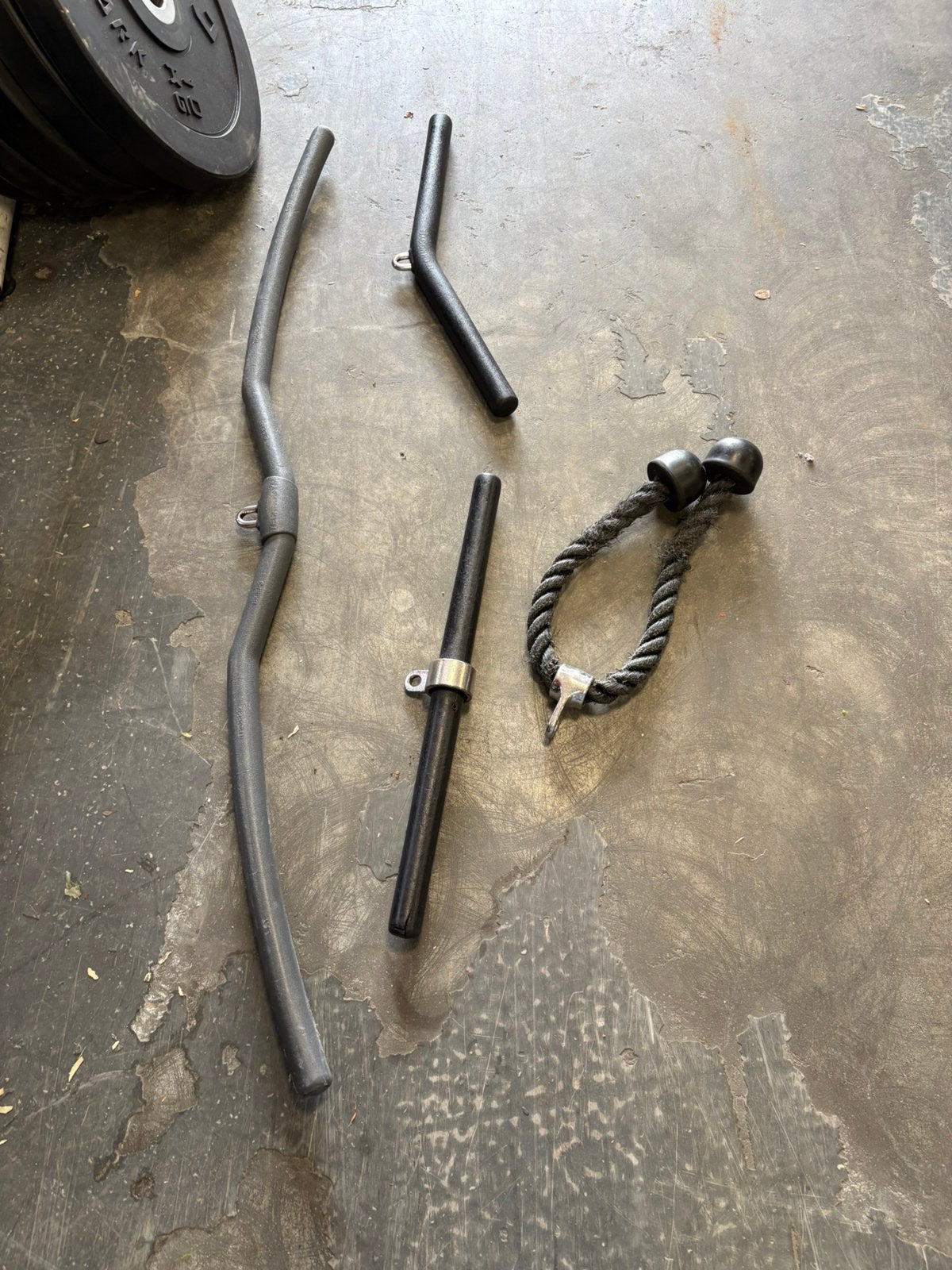 Technogym lat pully grepen en touw, Grepen, Overige typen, Ophalen of Verzenden, Lat pull