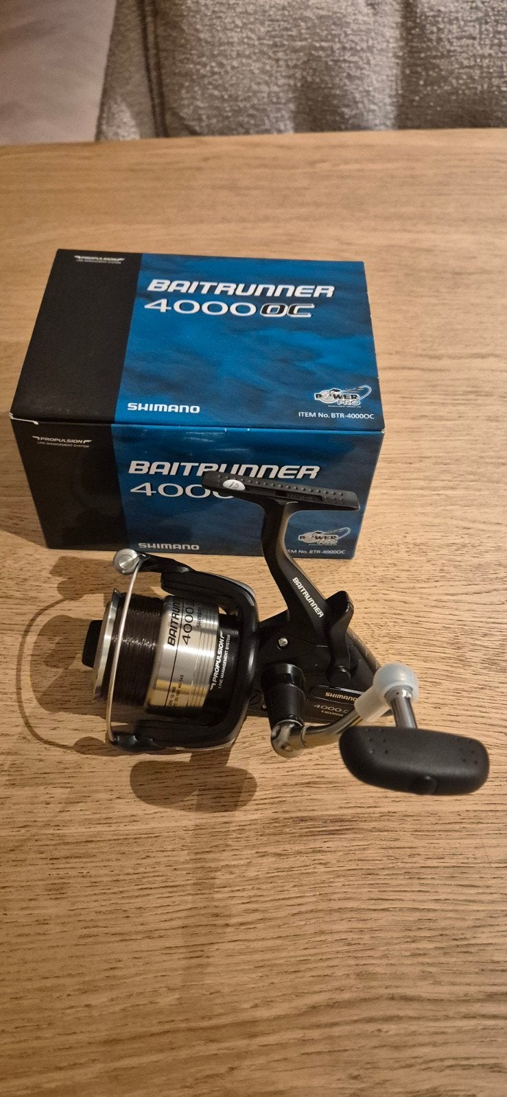 shimano 4000oc baitrunner nieuw, Ophalen of Verzenden, Nieuw, Molen