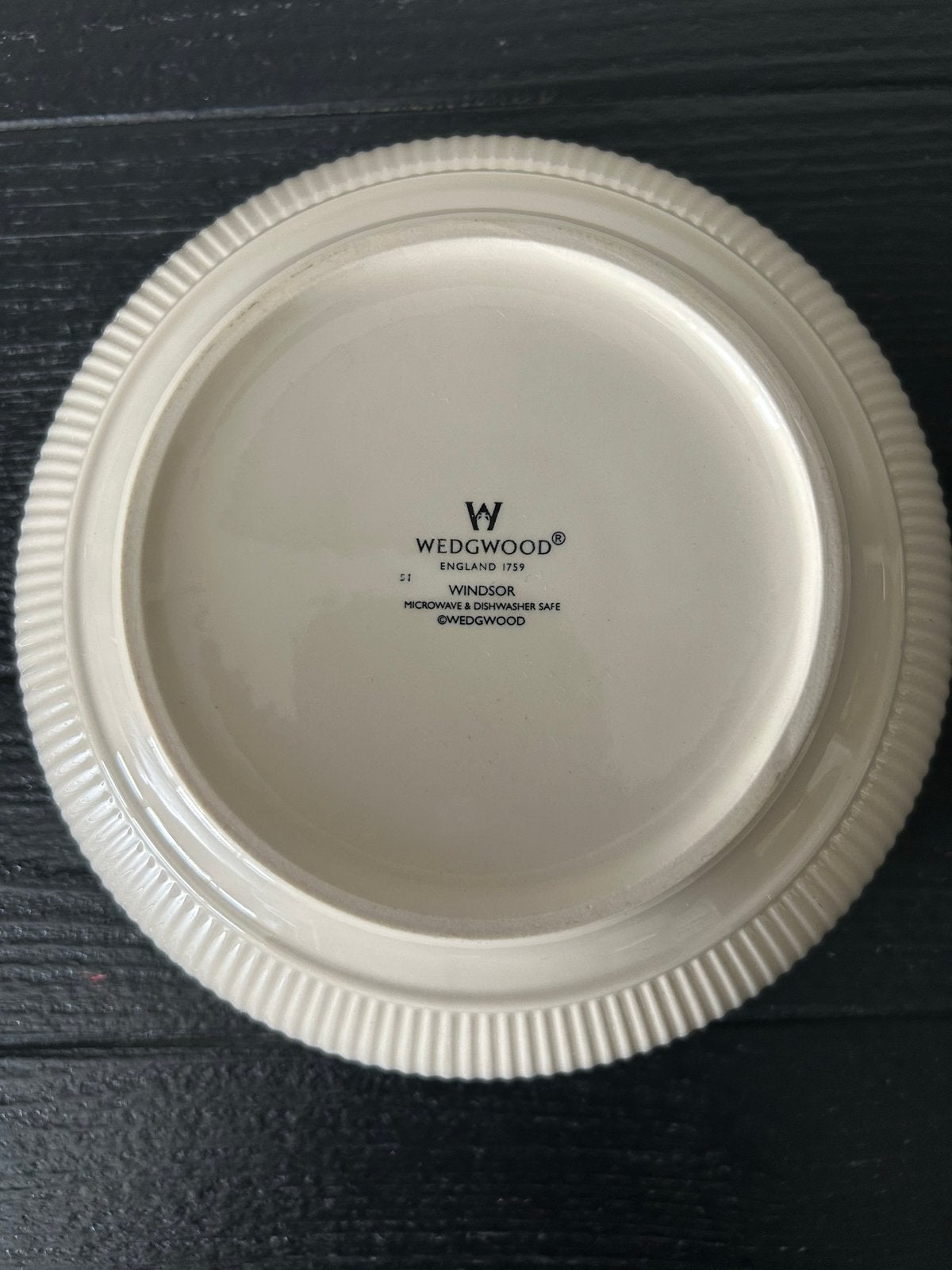 Wedgwood Windsor Saladeschaal 23 cm, Ophalen, Porselein of Keramiek, Schaal, Rond