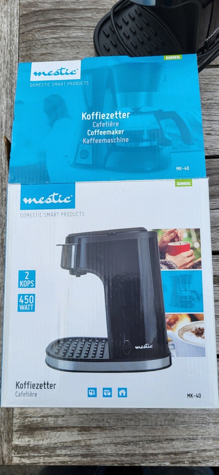 Mestic MK-40 Koffiezetapparaat - Compact en Handig, Ophalen of Verzenden, Koffiemachine, Gemalen koffie