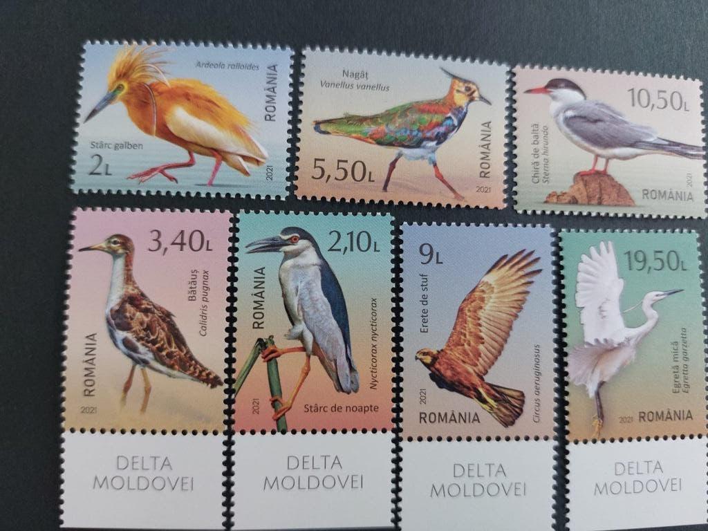 Vogels  delta  Roemenie, Verzenden, Postfris, Dier of Natuur