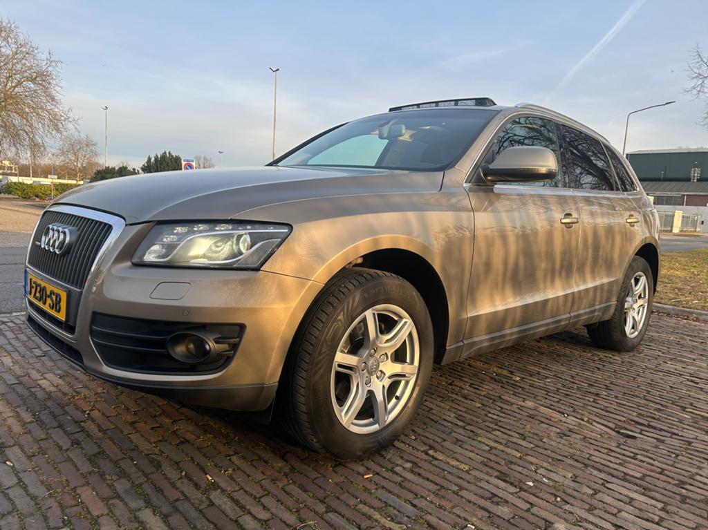 Audi Q5 2.0 Tfsi Quattro 2009 B&O Panodak Bomvol, Auto's, Audi, Automaat, Geel, Vierwielaandrijving, Particulier