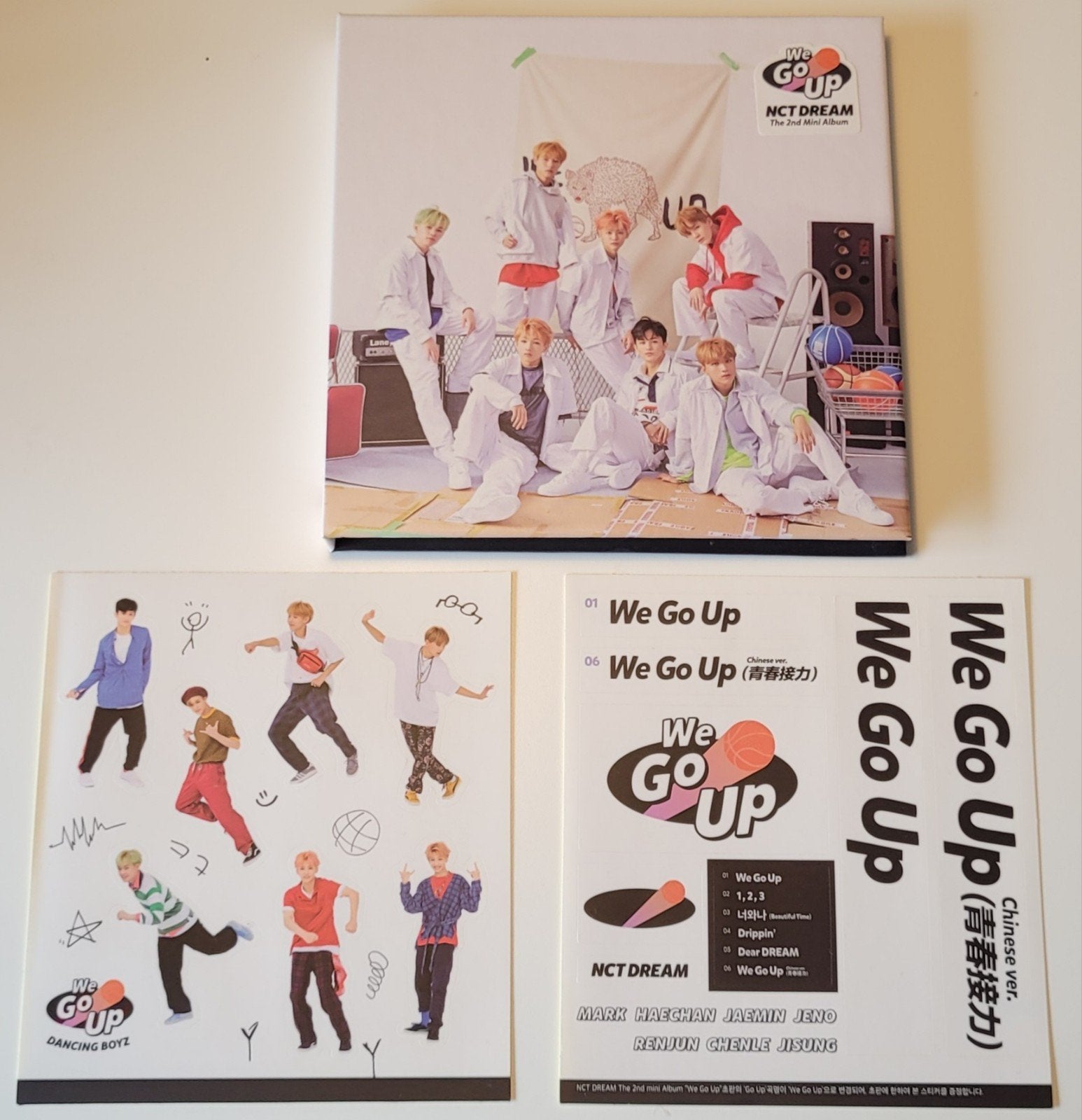 NCT Dream - We Go Up album (zonder photocard), Verzenden, Zo goed als nieuw, Cd of Plaat