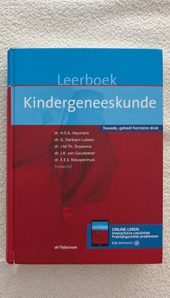 Leerboek kindergeneeskunde, Diverse auteurs, Ophalen of Verzenden, Beta, WO
