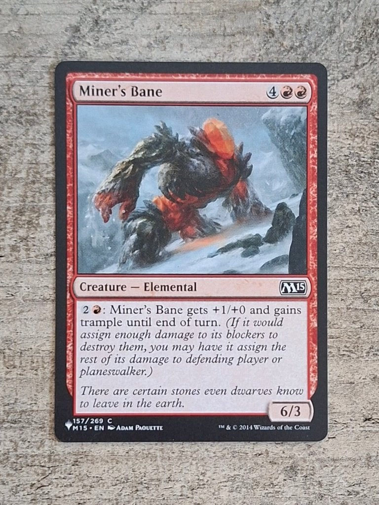 Miner's Bane - Magic the Gathering, Verzenden, Gebruikt, Losse kaart