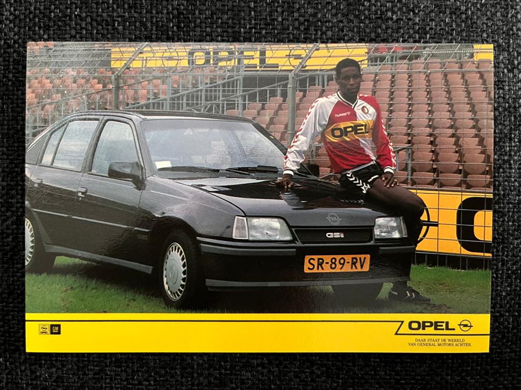 Feyenoord spelerskaart Monkou, Ophalen of Verzenden, Zo goed als nieuw, Feyenoord, Spelerskaart
