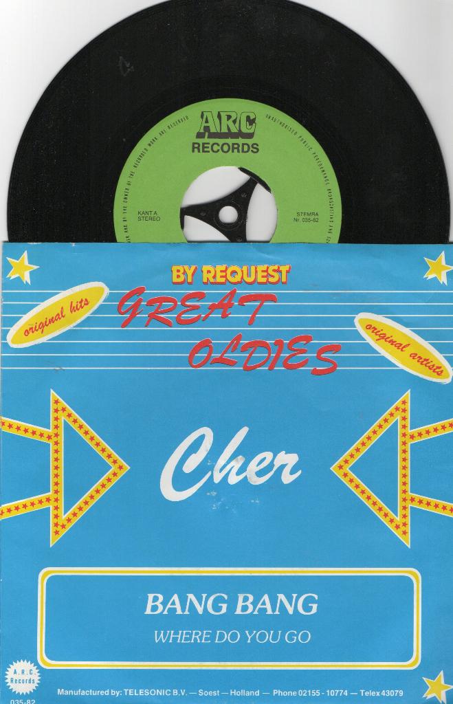 Cher – Bang Bang, 7 inch, Single, Ophalen of Verzenden, Zo goed als nieuw