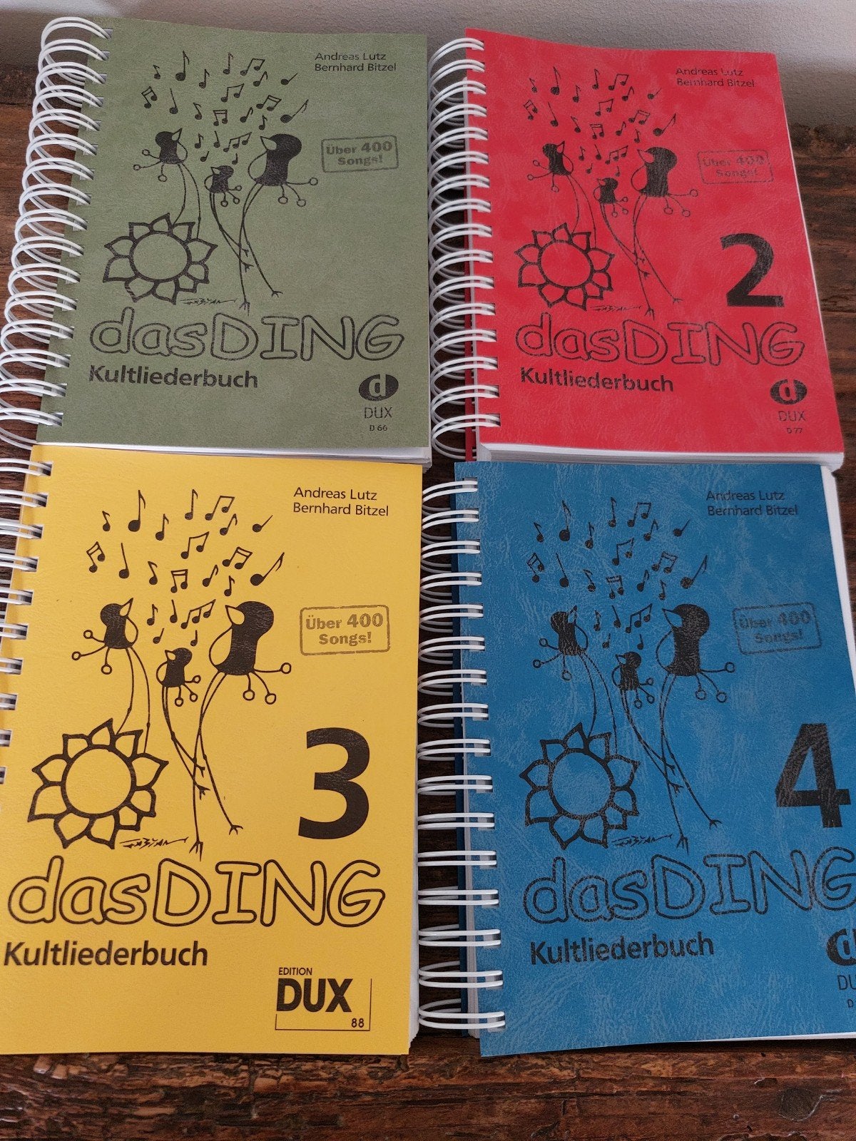Das Ding, 4 boeken met 1600 liedjes, Ophalen of Verzenden, Nieuw, Overige soorten, Gitaar