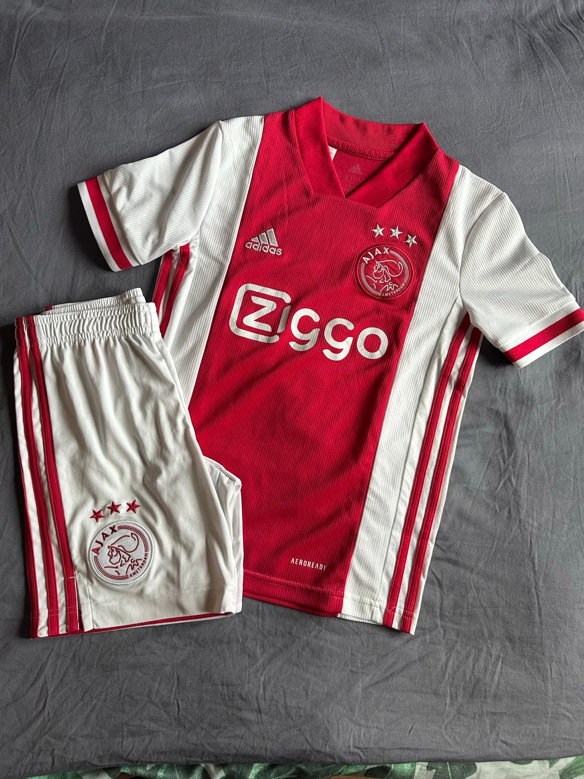 Ajax Thuistenue 2020/2021 Maat 140 - Zo goed als nieuw, Ophalen of Verzenden, Zo goed als nieuw, Maat 34 (XS) of kleiner, Rood