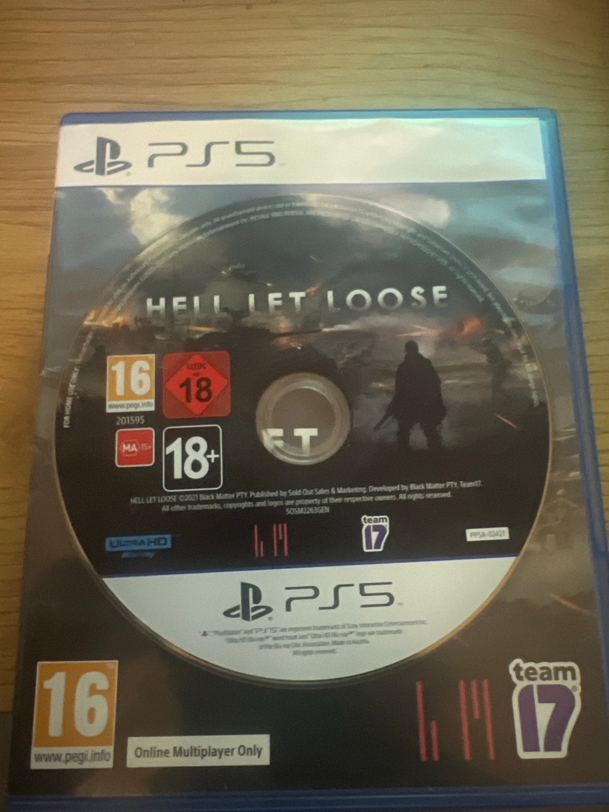 Hell Let Loose PS5, Spelcomputers en Games, Games | Sony PlayStation 5, Zo goed als nieuw, Shooter, 3 spelers of meer, Vanaf 18 jaar