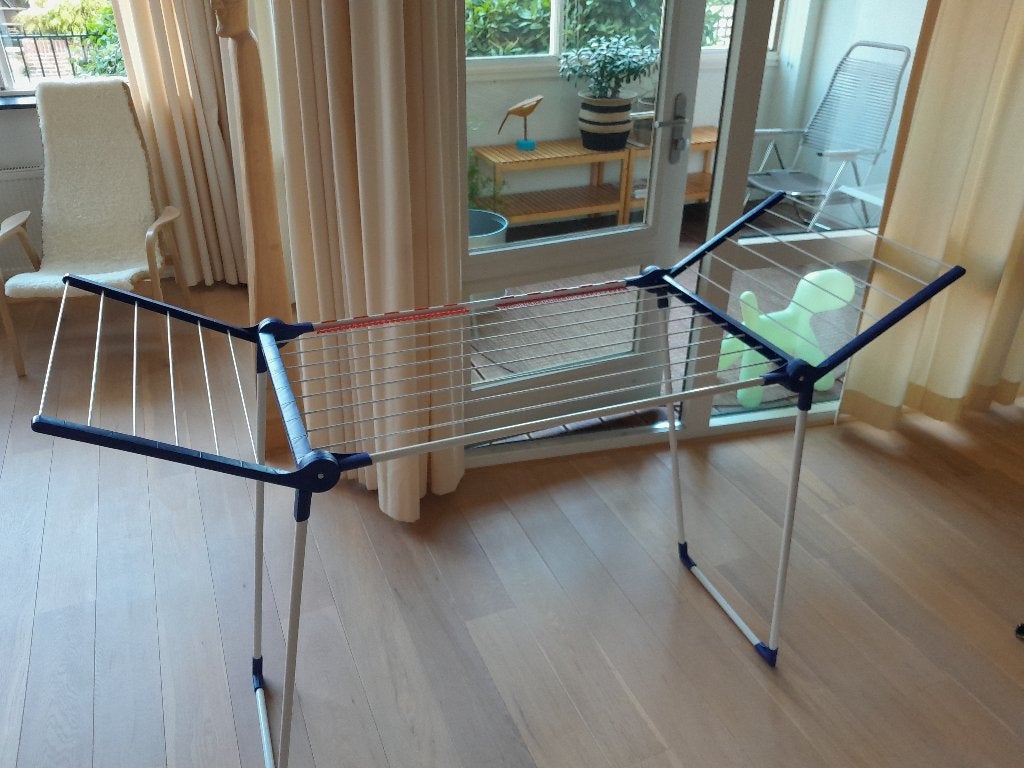 Leifheit droogrek Pegasus 160 Solid Slim, Tuin en Terras, Droogmolens en Wasrekken, Ophalen, Zo goed als nieuw, Wasrek