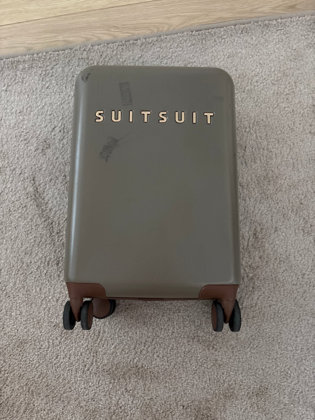 SUITSUIT Koffer - Handbagage - bruin, Sieraden, Tassen en Uiterlijk, Gebruikt, 50 tot 60 cm, Hard kunststof, Ophalen of Verzenden