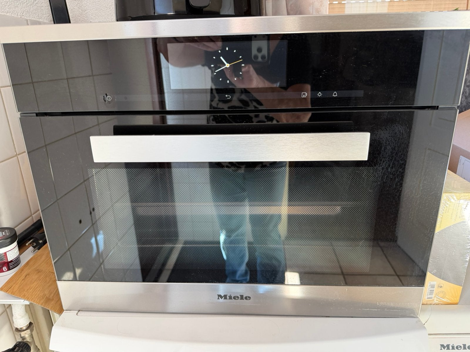 Miele stoomoven,stomen, bakken en braden, Witgoed en Apparatuur, Ovens, Ophalen, Zo goed als nieuw