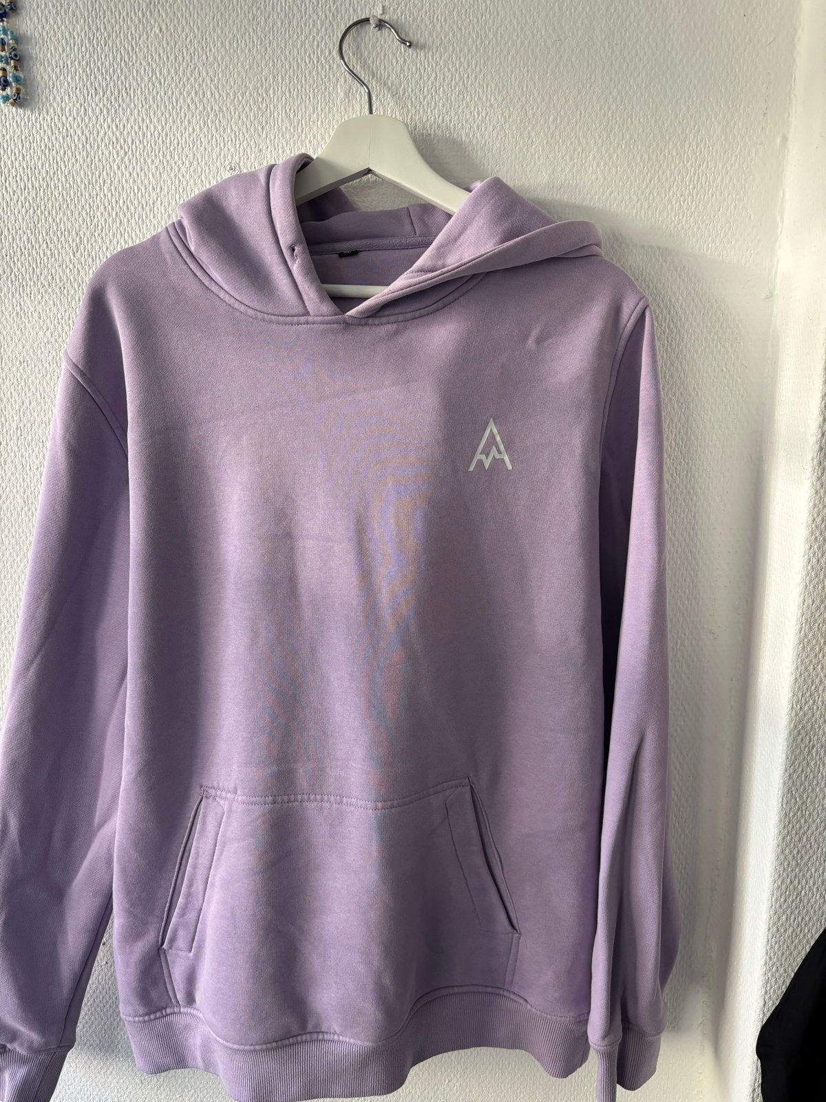 Paarse hoodie met 'Feel Adrenaline' opdruk - Maat XL, Kleding | Dames, Ophalen of Verzenden, Zo goed als nieuw, Paars