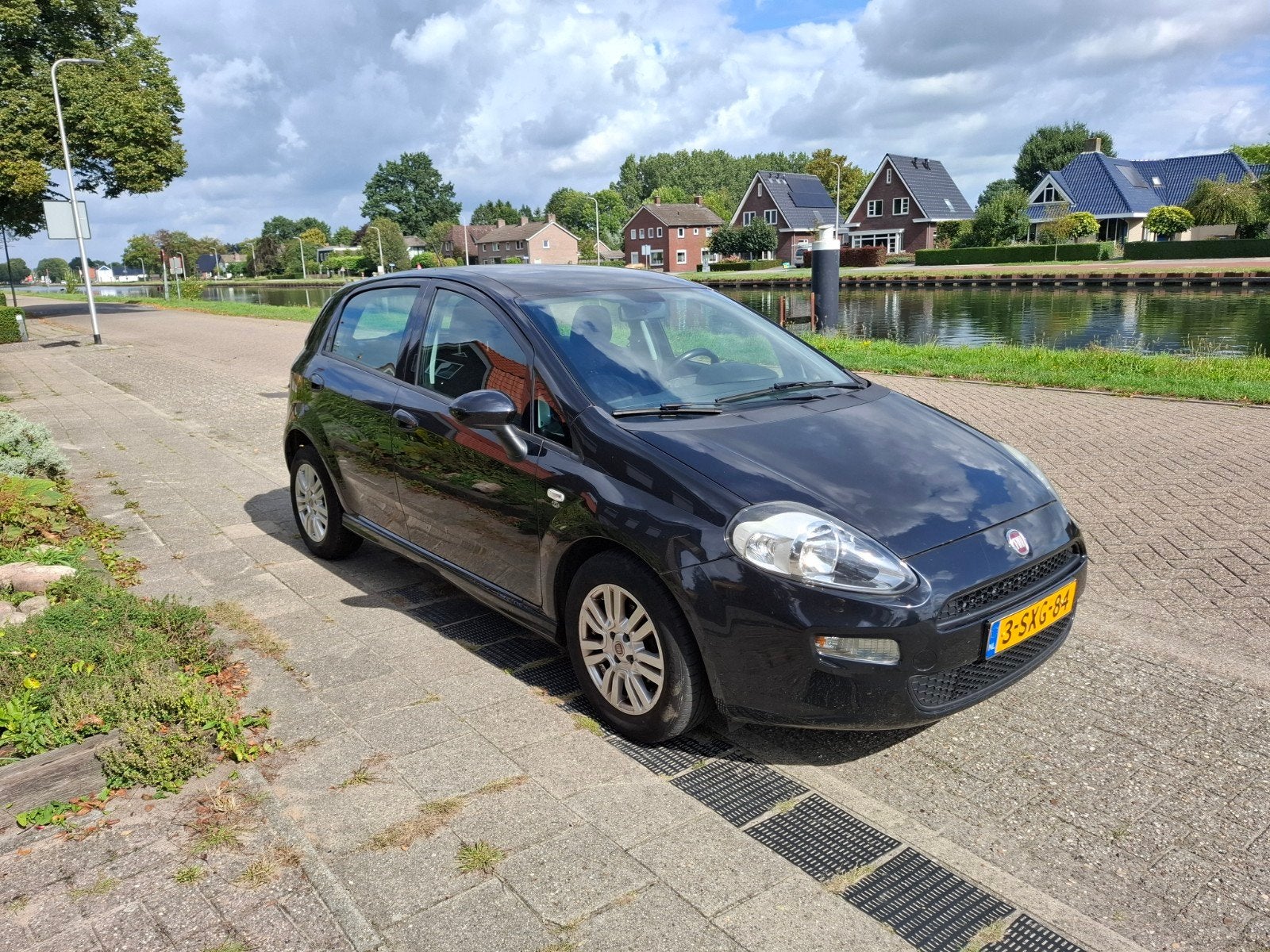 Fiat Punto Twinair Evo 0.9 (5 deurs), Auto's, Zwart, Particulier, Te koop, Benzine
