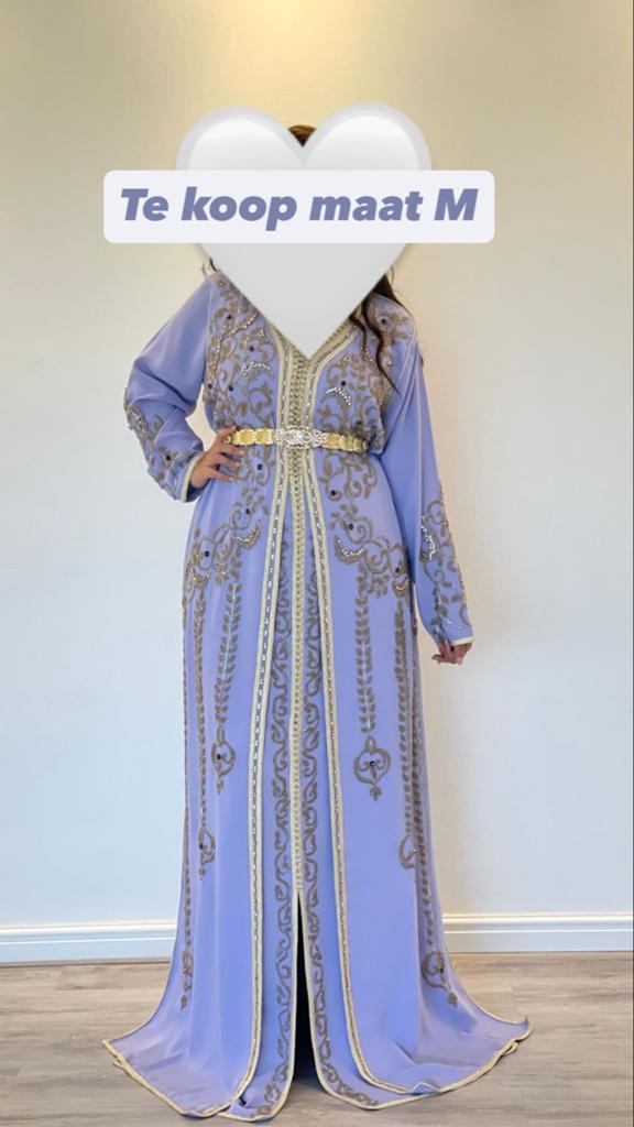 Elegante Marokkaanse takshita, Overige typen, Paars, Gedragen, Ophalen