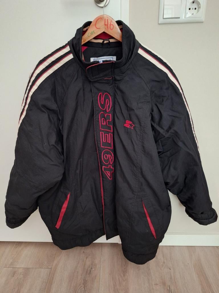 NFL San Francisco 49ers jas maat XL, Kleding | Heren, Zwart, Maat 56/58 (XL), Ophalen of Verzenden, Gedragen