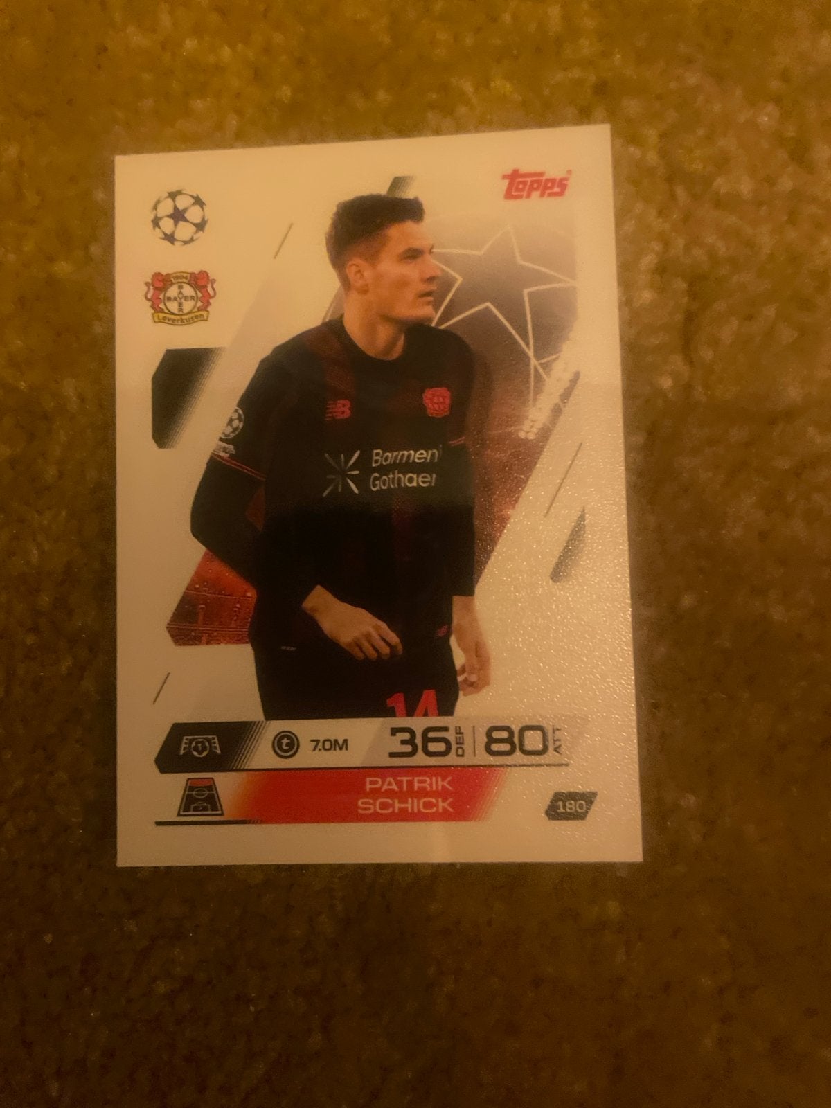 Patrik Schick Topps Match Attax Champions League kaart, Verzamelen, Ophalen of Verzenden, Zo goed als nieuw, Buitenlandse clubs