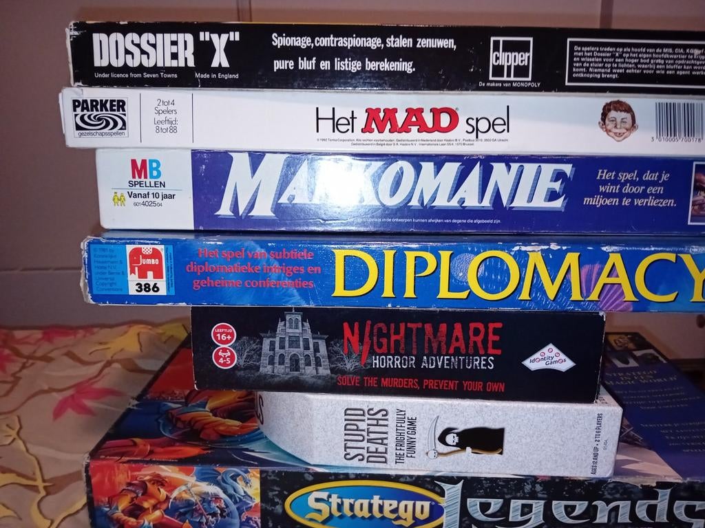 Diverse Bordspellen, Hobby en Vrije tijd, Gezelschapsspellen | Bordspellen, Vijf spelers of meer, Ophalen, Gebruikt