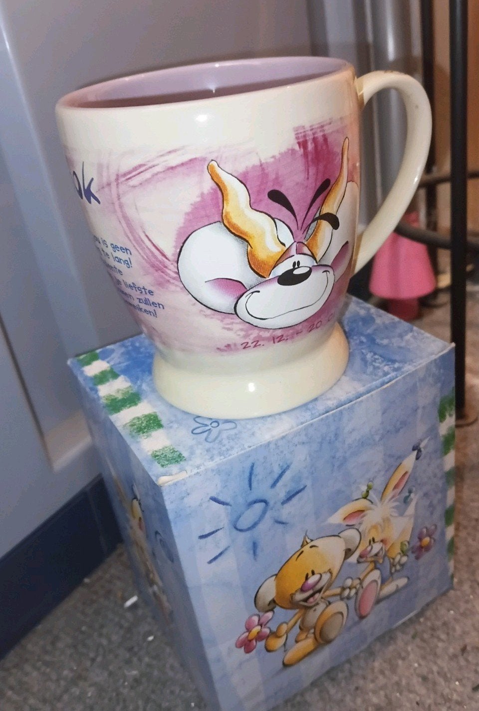 Diddl sterrenbeeld mok - Steenbok + doosje, Verzamelen, Diddl, Ophalen of Verzenden, Nieuw, Servies