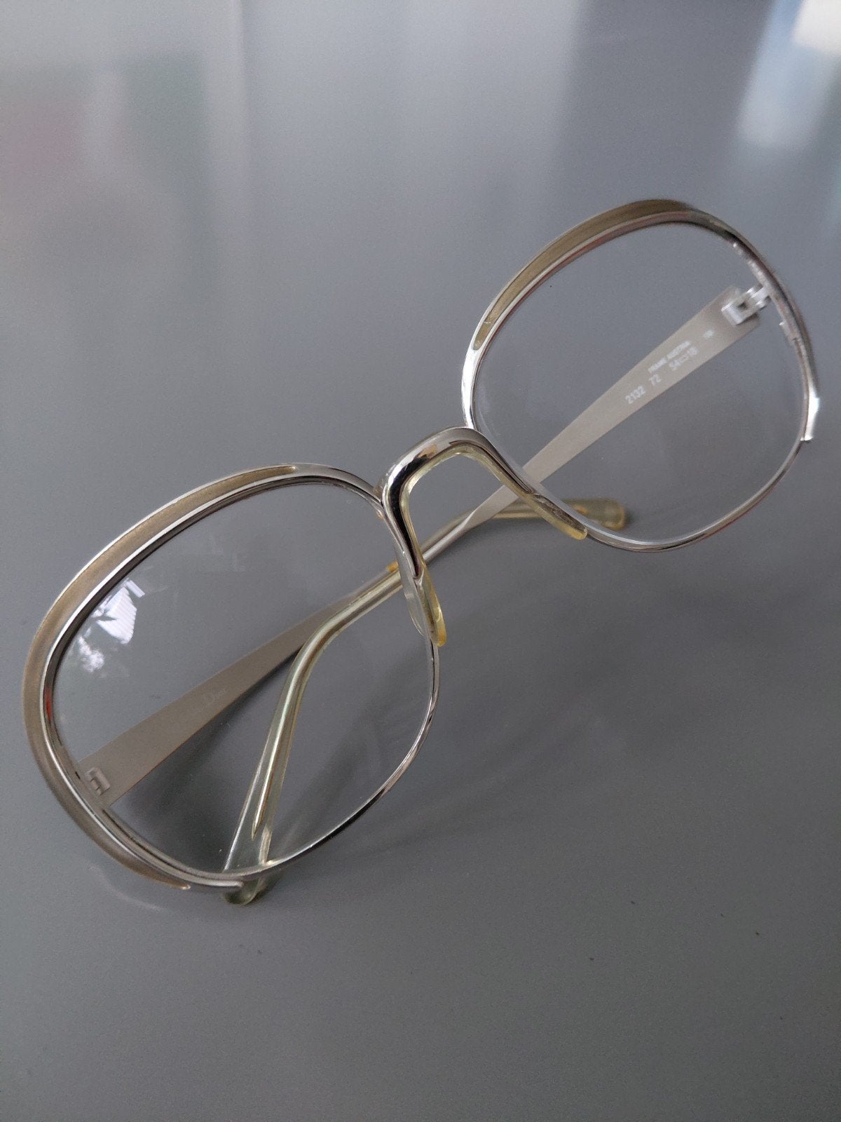 Vintage Christian Dior Bril - Frame Austria, Gebruikt, Ophalen of Verzenden, Christian Dior, Grijs