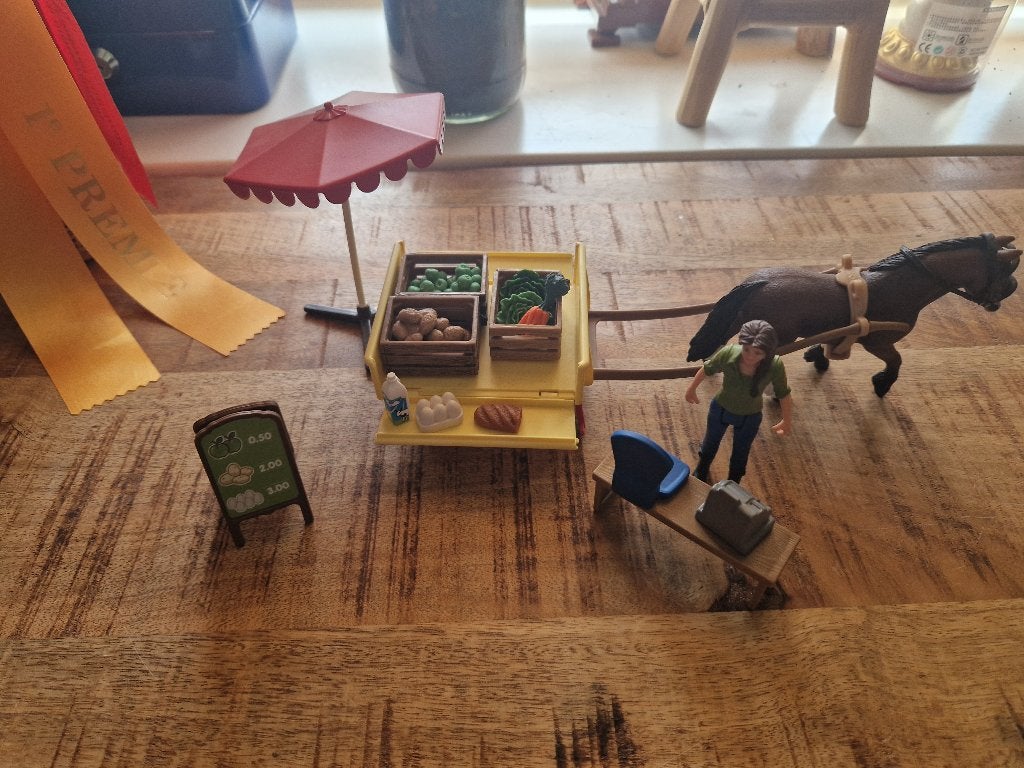 Schleich groenteboer, Ophalen of Verzenden, Nieuw