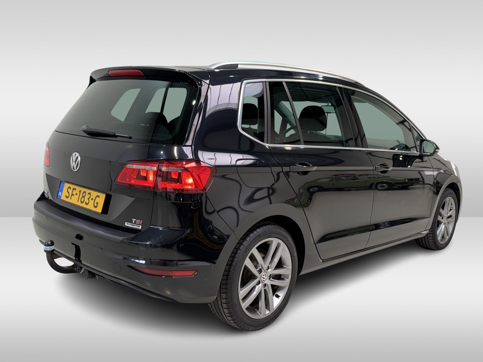Volkswagen Golf Sportsvan 1.4 TSI 150pk DSG Highline, Auto's, Volkswagen, Stof, Gebruikt, Euro 6, Zwart
