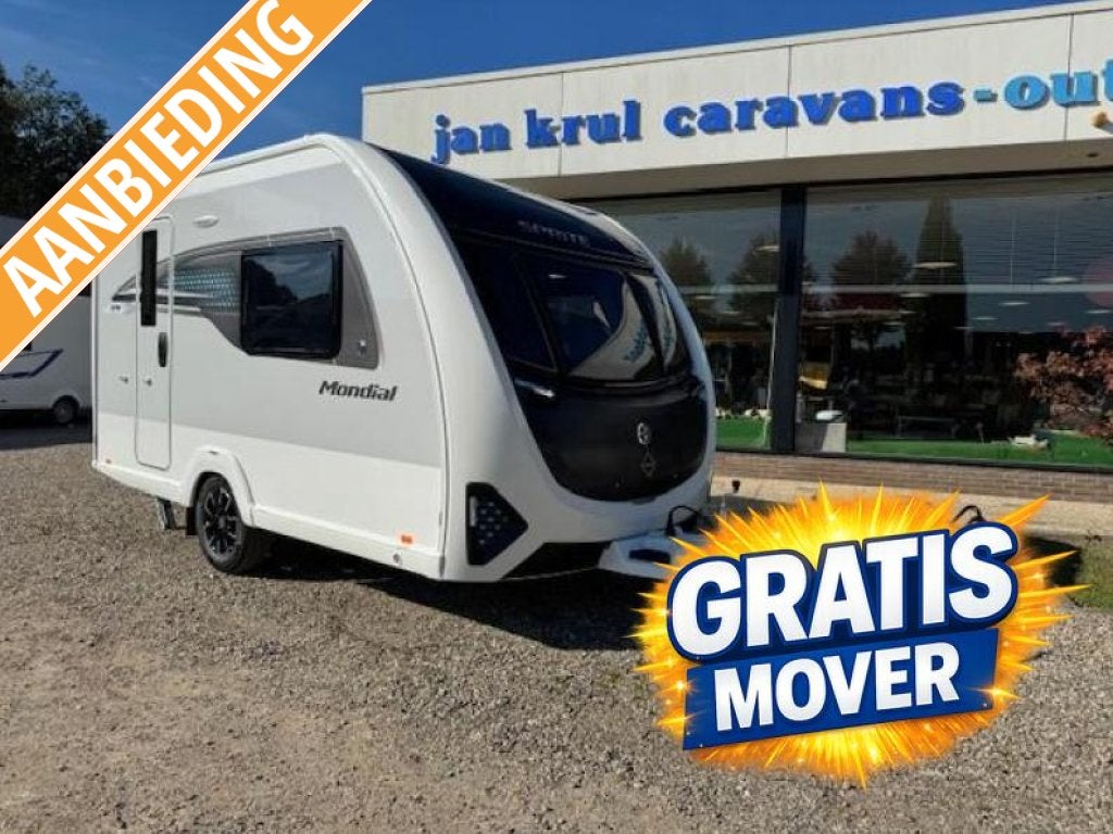 Sprite Mondial 370 SE LAATSTE 2026 MODEL, Caravans en Kamperen, Standaardzit, Tot en met 2, Bedrijf, Sprite