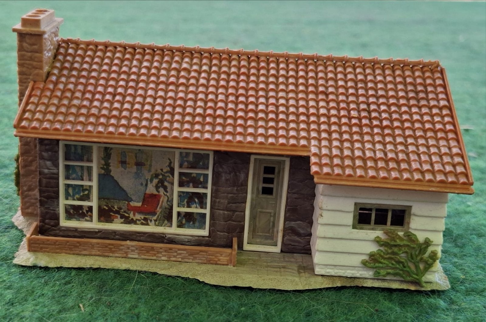 Diverse modelbouw huisjes en gebouwen (partij van 40), Gebruikt, Gelijkstroom of Wisselstroom, Brug, Tunnel of Gebouw, Ophalen