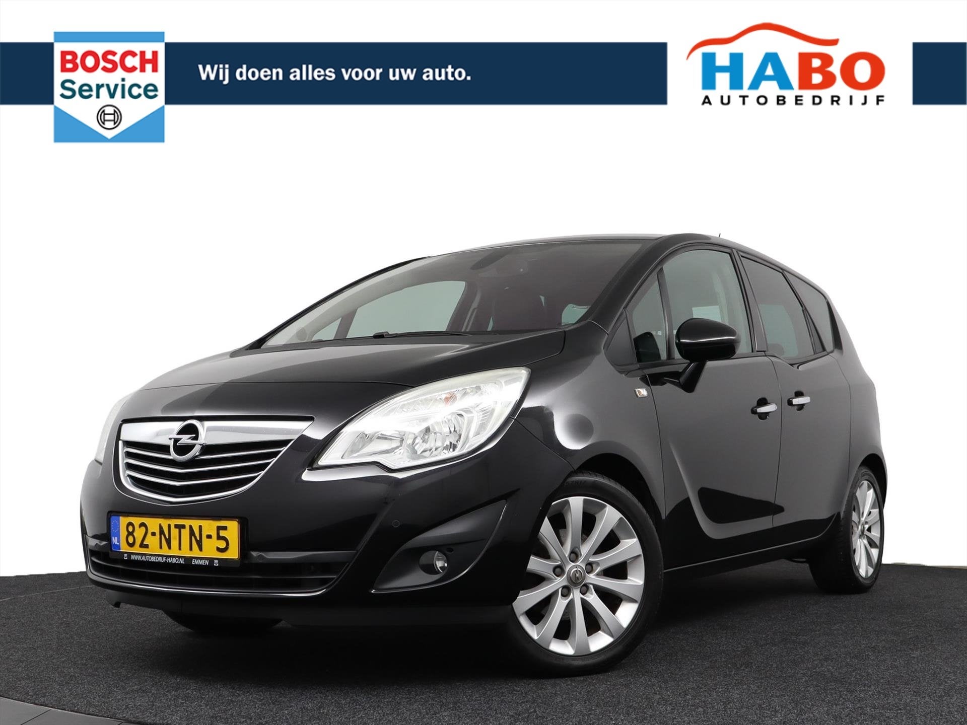 Opel Meriva 1.4 TURBO COSMO 120PK ECC/CRUISE/PARK.SENS/MIST., Auto's, Voorwielaandrijving, Euro 5, Gebruikt, 4 cilinders