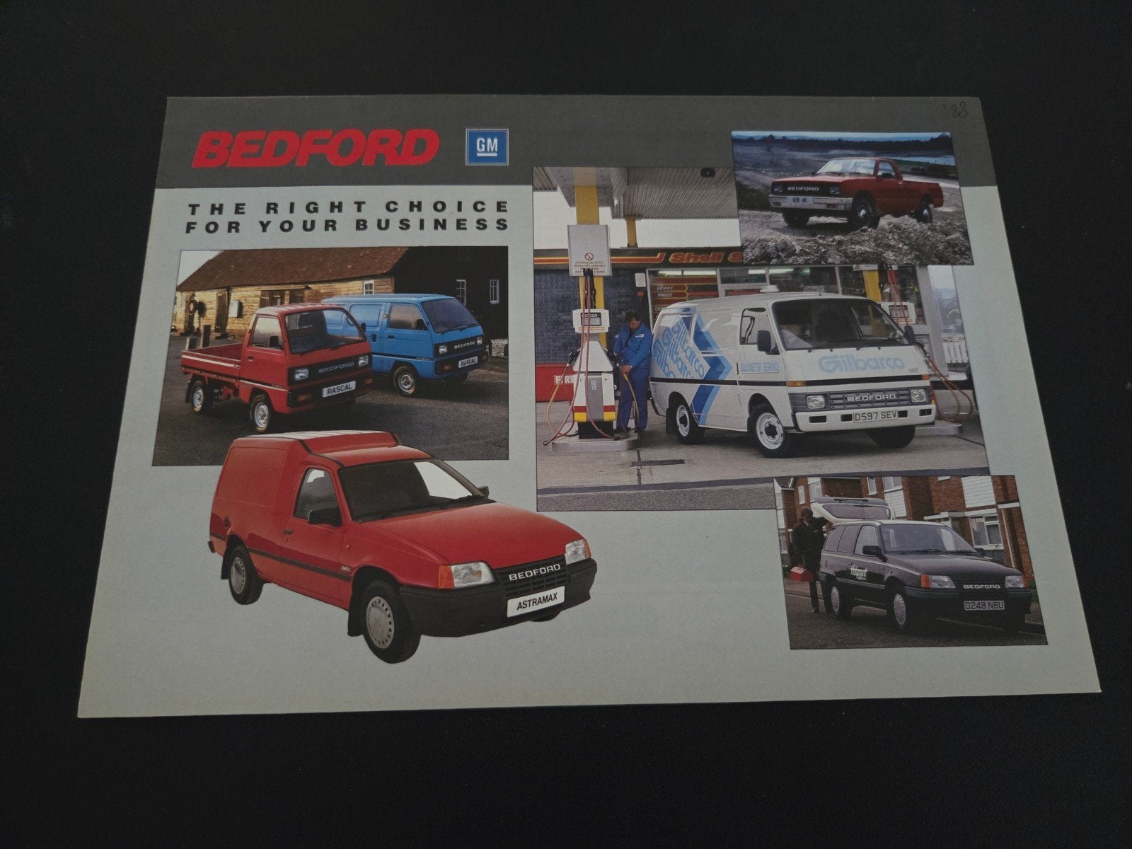 Brochure Bedford 1987, Ophalen of Verzenden, Zo goed als nieuw, Overige merken
