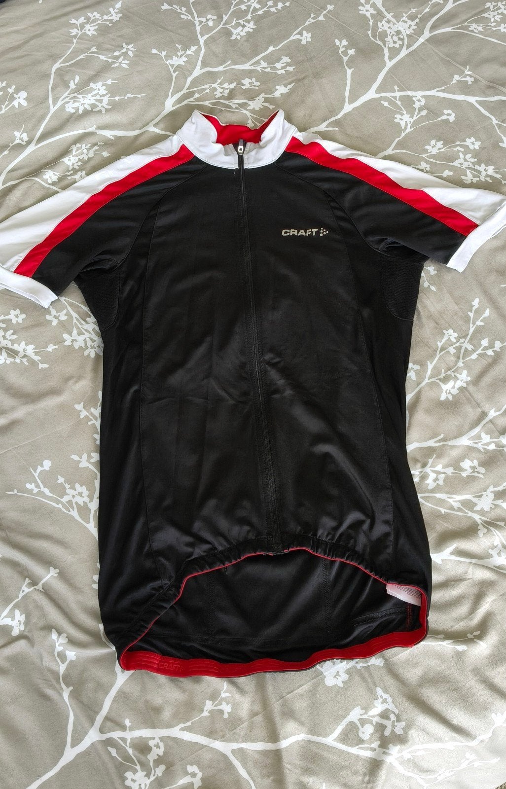Craft Fiets Shirt Zwart/Rood/Wit Maat S, Kleding | Heren, Sportkleding, Craft, Zwart, Ophalen of Verzenden, Zo goed als nieuw