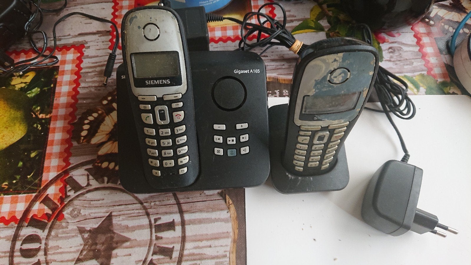 Siemens Gigaset A165 plus extra handset, Ophalen of Verzenden, Niet werkend, 1 handset
