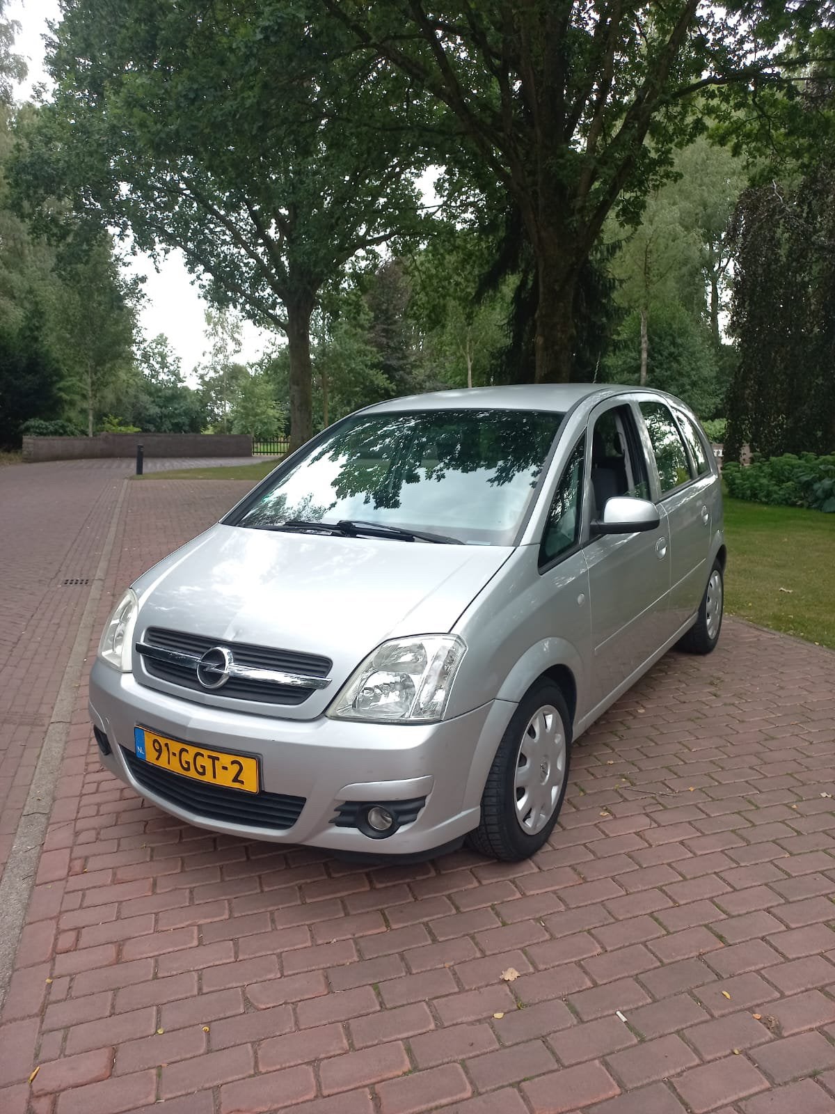 Opel Meriva 1.6 16V 77KW 2008 Grijs, Auto's, Voorwielaandrijving, 15 km/l, 4 cilinders, Origineel Nederlands