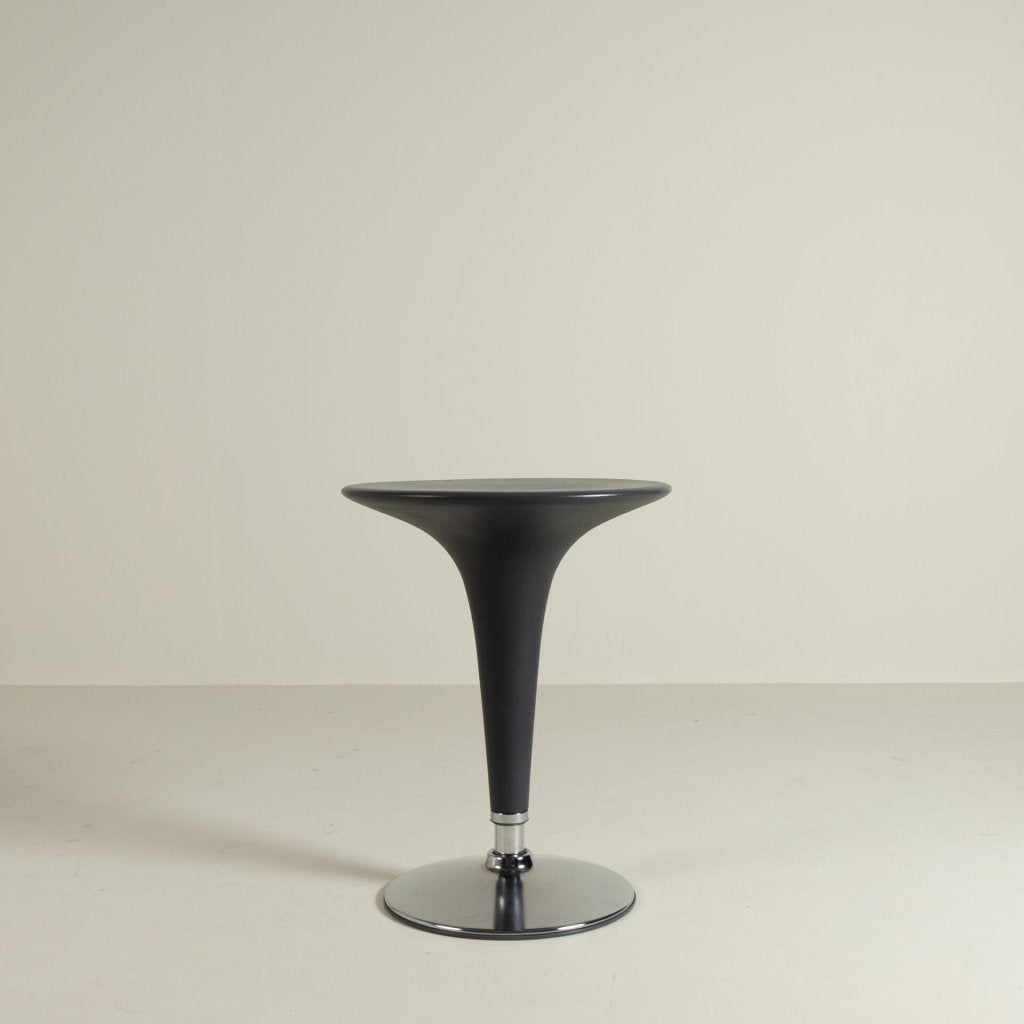 Magis Bombo Table Tafel Rond Antraciet Kunststof - Chroom