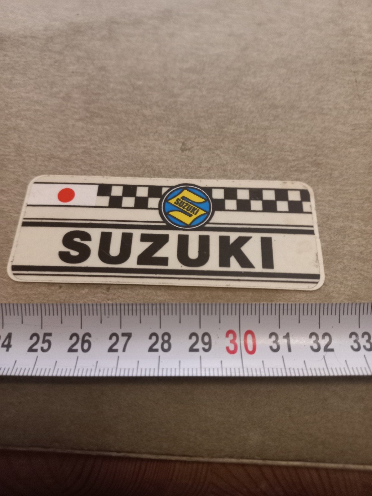 Vintage Suzuki sticker, Ophalen of Verzenden, Gebruikt