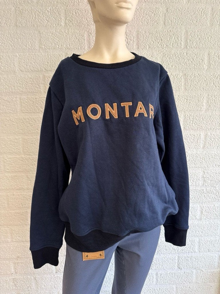 Montar trui donkerblauw 40, Blauw, Gebruikt, L, Ophalen of Verzenden