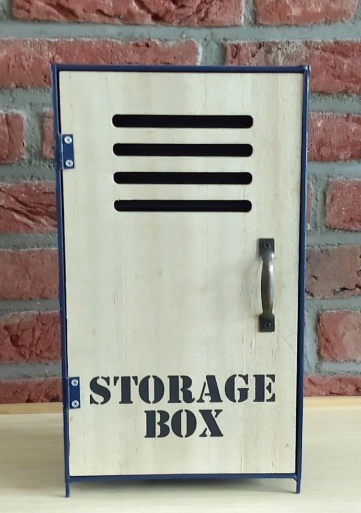 vtg storage box kastje hout, volgnr 12, Ophalen of Verzenden