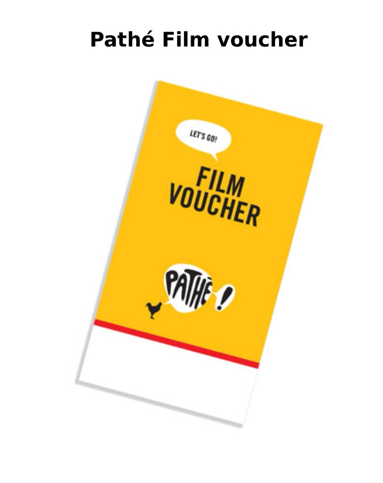 2x Pathe Film Voucher twv €30, Twee personen, Vrijkaartje specifieke film