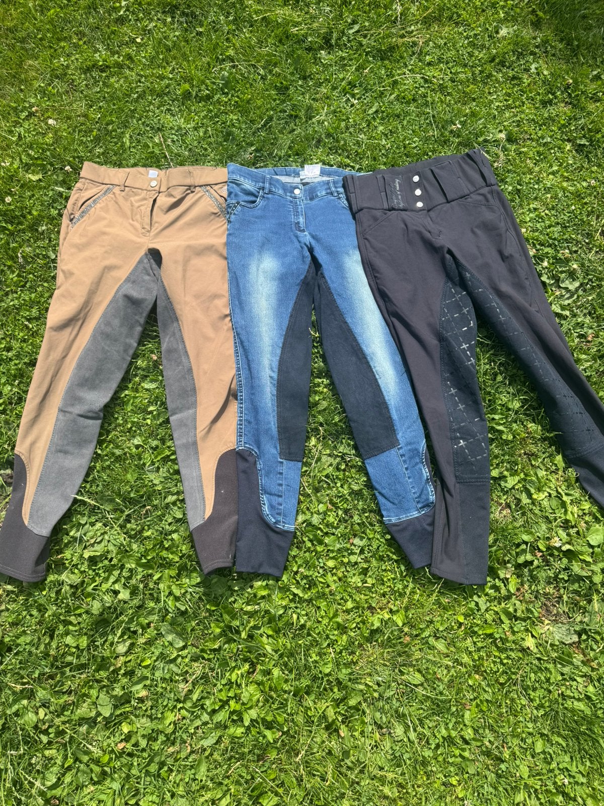 Rijbroeken met kunstleder zitvlak, Ophalen of Verzenden, Zo goed als nieuw, Onderkleding