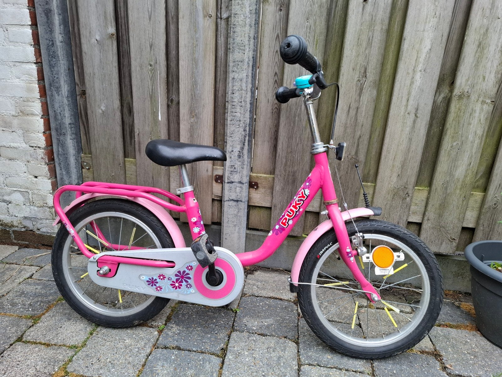 Roze Puky kinderfiets met terugtraprem, Ophalen, Terugtraprem, Puky, 16 tot 20 inch
