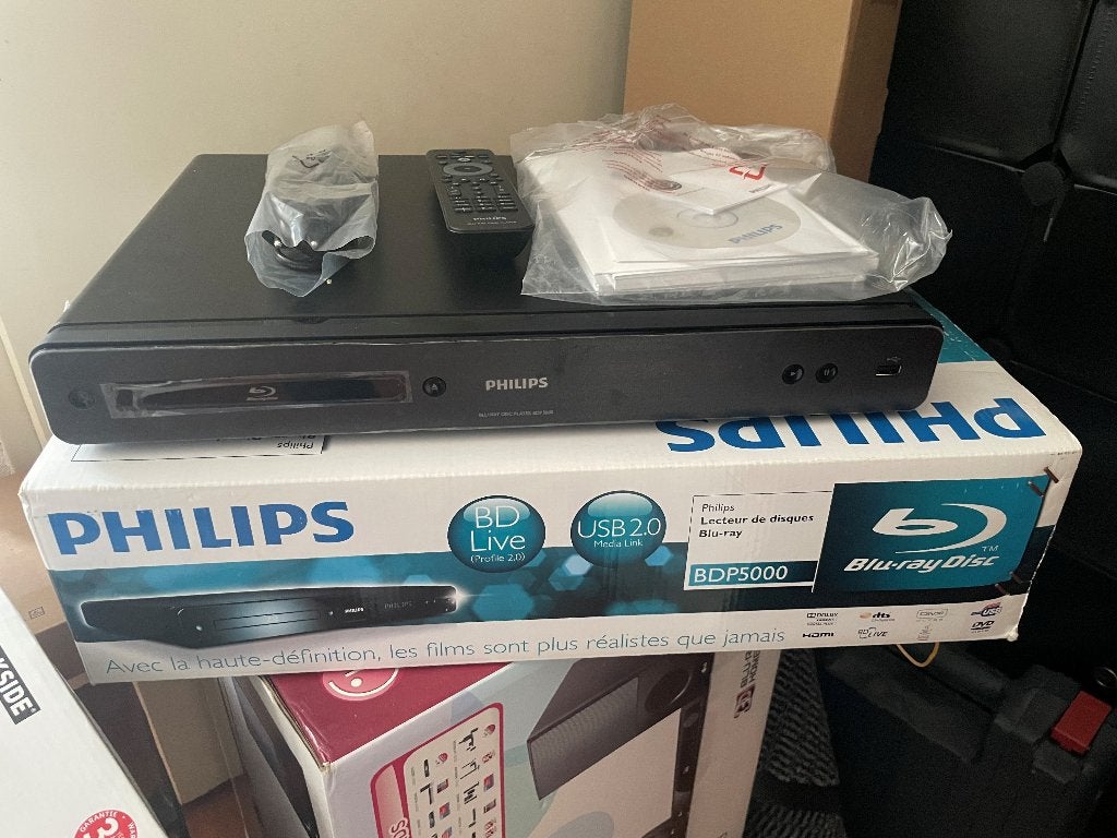 Nieuw Philips BDP5000 + afstandsbed + HDMI + analoog in doos, Ophalen, Nieuw, Philips