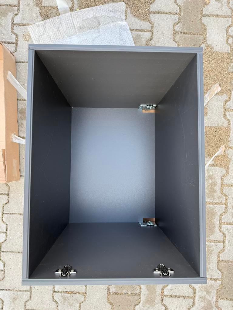 Nolte Bovenkast 60x45 Anthraciet, Ophalen, 50 tot 100 cm, Zo goed als nieuw, Minder dan 100 cm