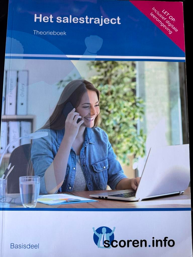 Het salestraject theorieboek Mbo 4 junior accountmanager, Ophalen of Verzenden, Gamma, Zo goed als nieuw, MBO