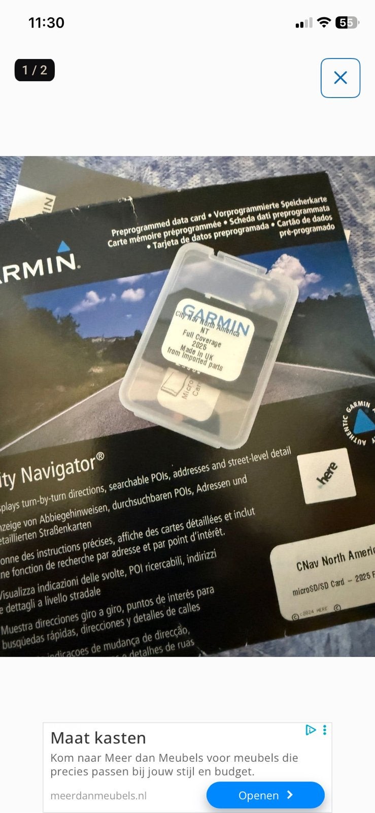 Garmin City Navigator Noord Amerika,, Ophalen of Verzenden, Gebruikt