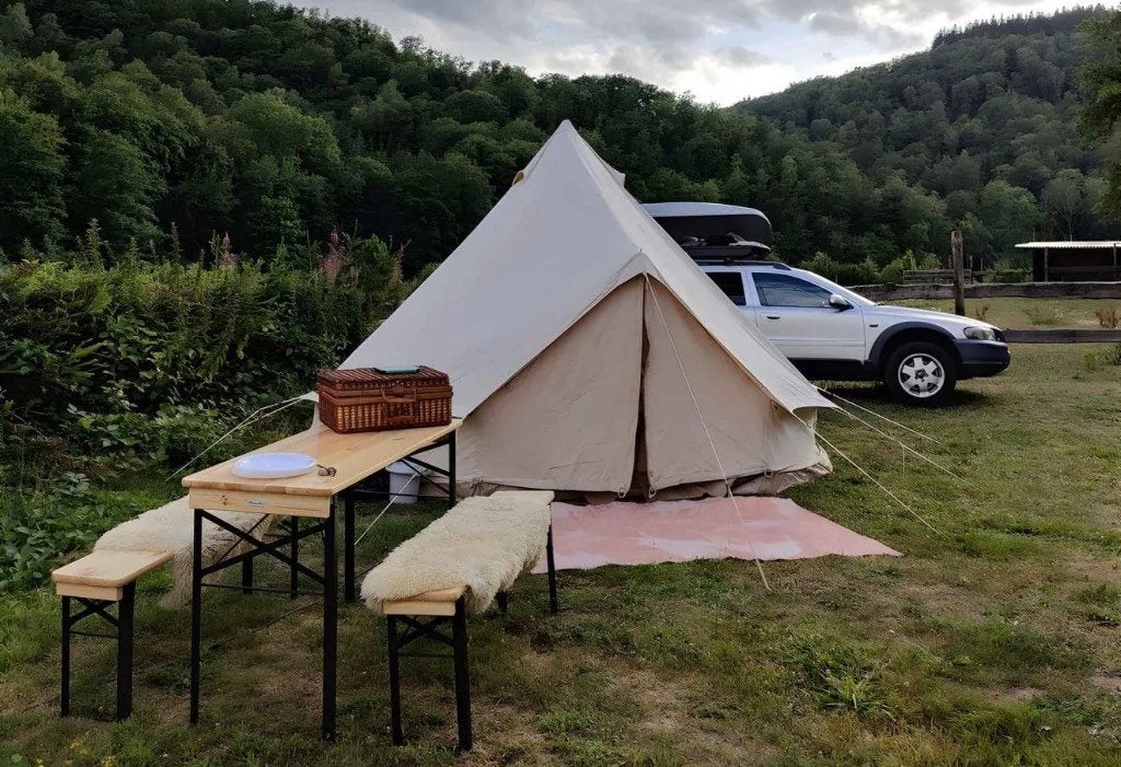 Bell tent ‘Sahara’ - paar dagen gebruikt, Ophalen, Zo goed als nieuw, Tot en met 4